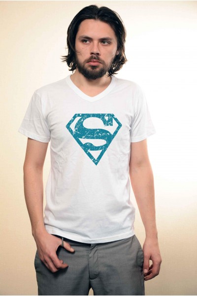 Tricou Superman Steel Blue